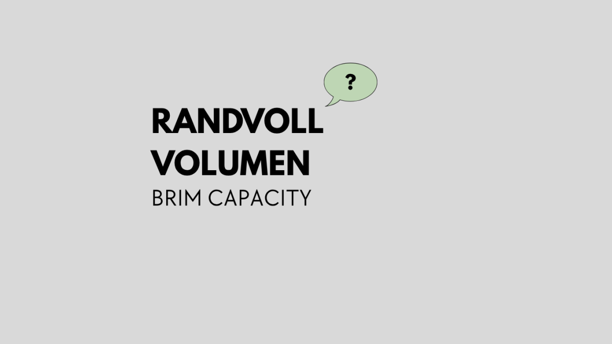 grauer Hintergrund mit Schriftzug Randvollvolumen.